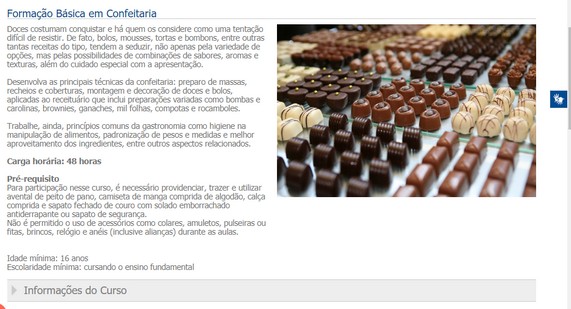 Curso Confeitaria