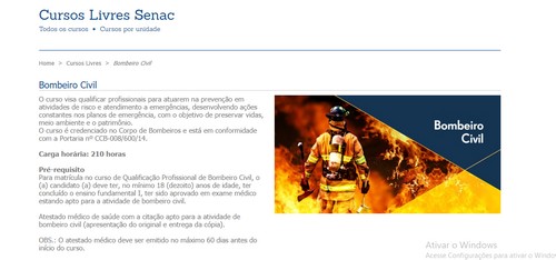 Curso de Bombeiro Civil 