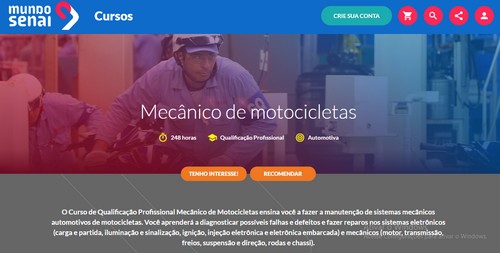 Curso de Mecânico de Motocicleta