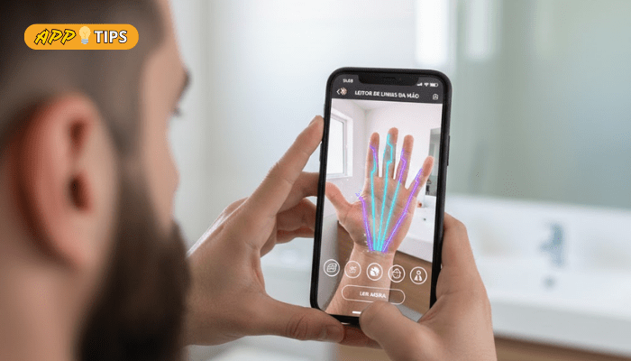 Descubra o que suas mãos revelam com aplicativos de leitura
